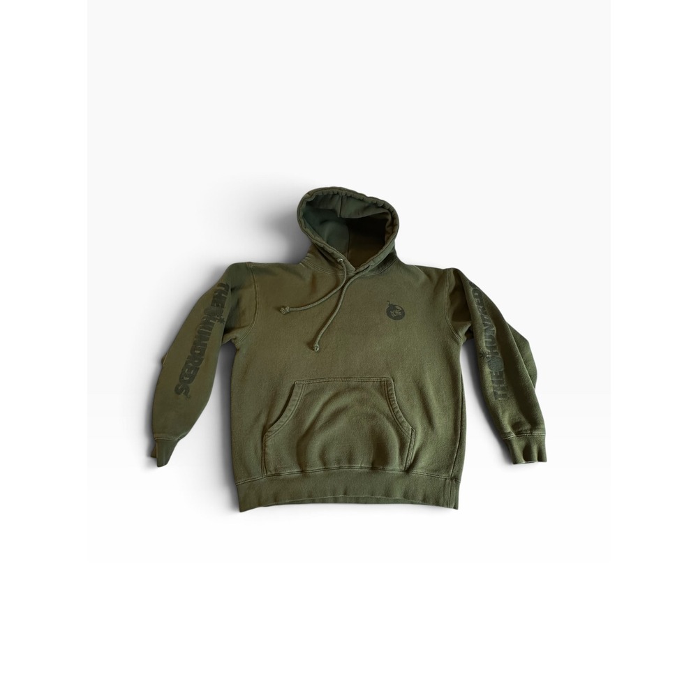 The Hundreds Hoodie Looney Tunes Mens M Olive Green Road Runner ACME Graphic